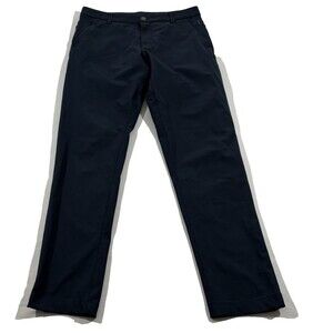 Lululemon Mens Blue Pants Commission Classic 30" Chino Straight LM5710S Sz 31